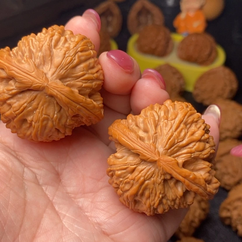 【闪购商品】把件文玩核桃825号白狮子45