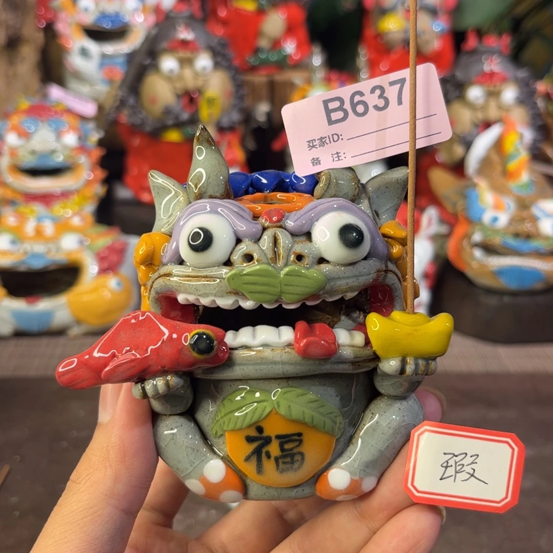 泥塑纯手工茶宠摆件