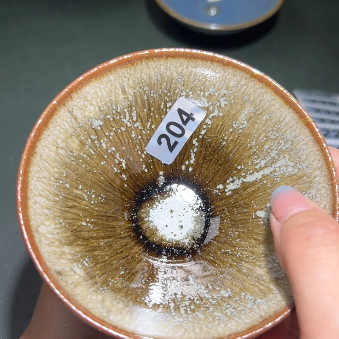 茶盏全手工原矿原釉建盏
