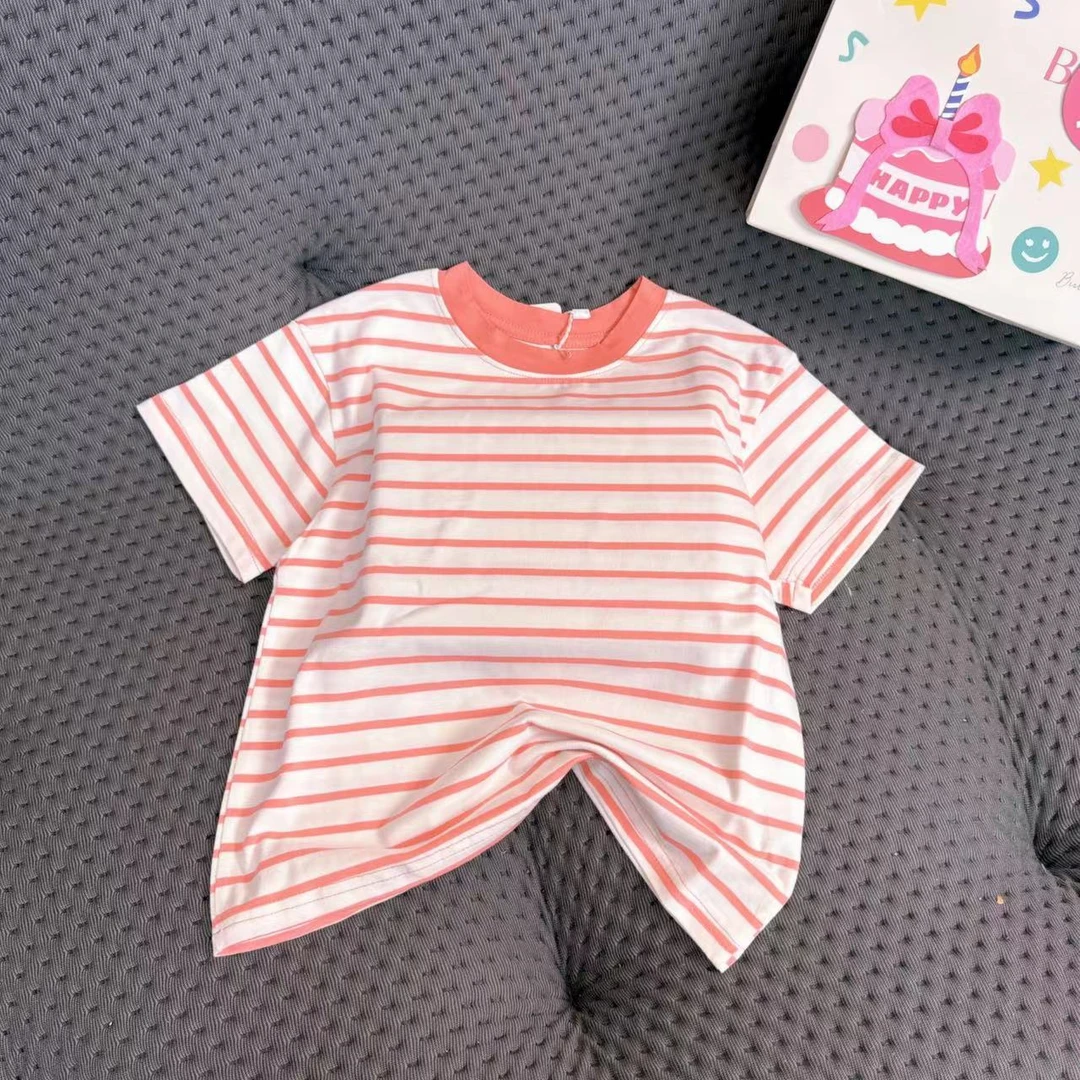 T30男童女童夏季A类棉新款潮童卡通中小大童短袖