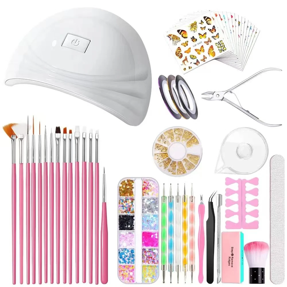 美甲饰品工具开播浮力手工组合彩绘修甲美甲师初学者迷你