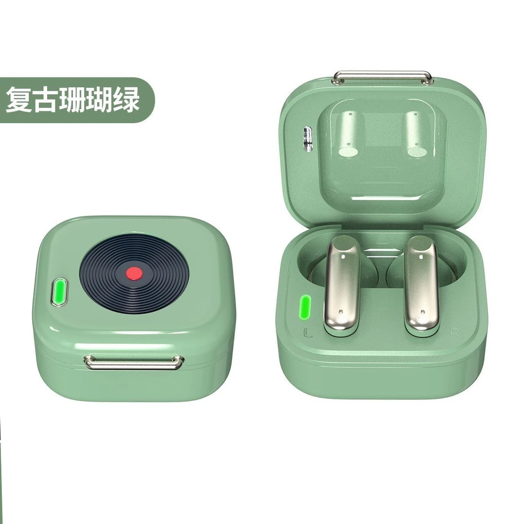 新款高颜值复古无线高清通透运动蓝牙耳机,运动 游戏无延迟