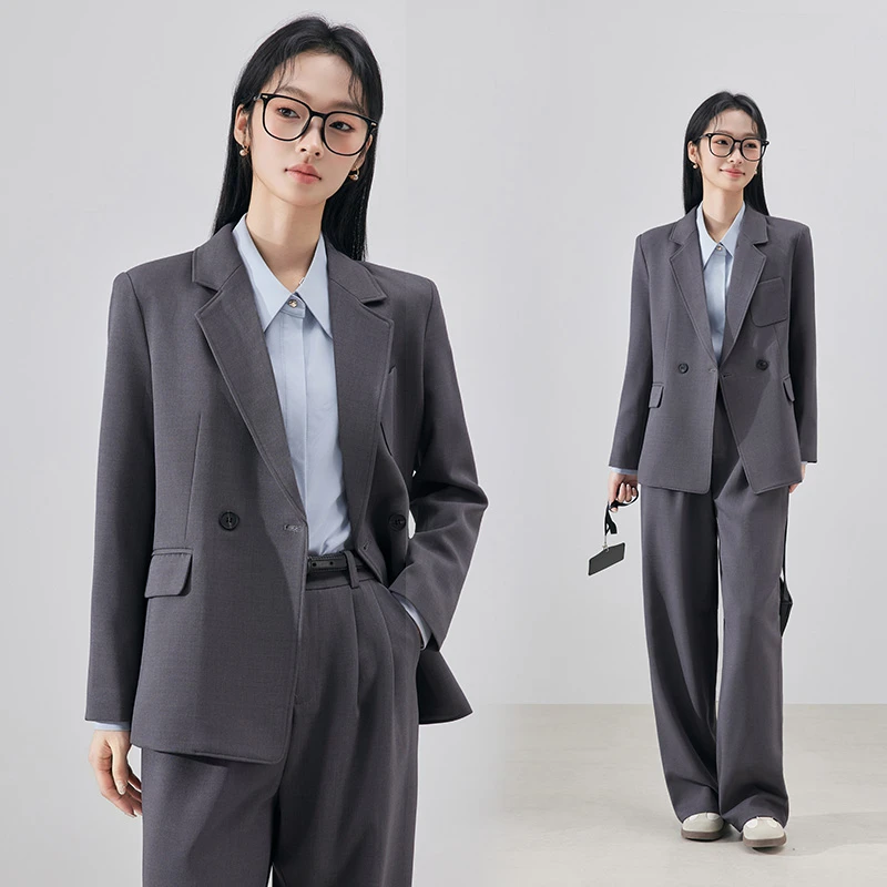西装正装女套装大学生2025新款高级感休闲气质面试职业装西服外套