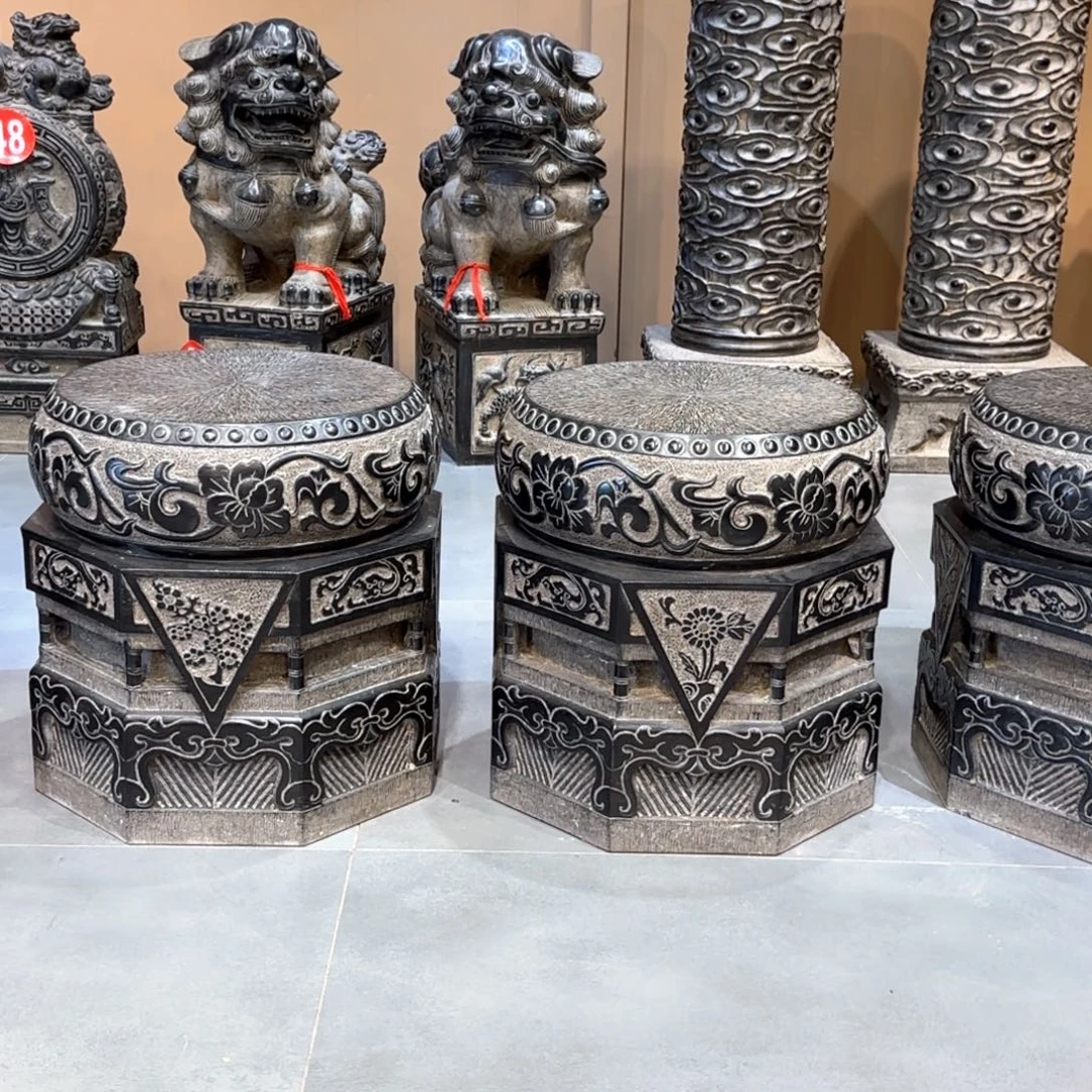 过***叔石材纯天然青石整石雕刻