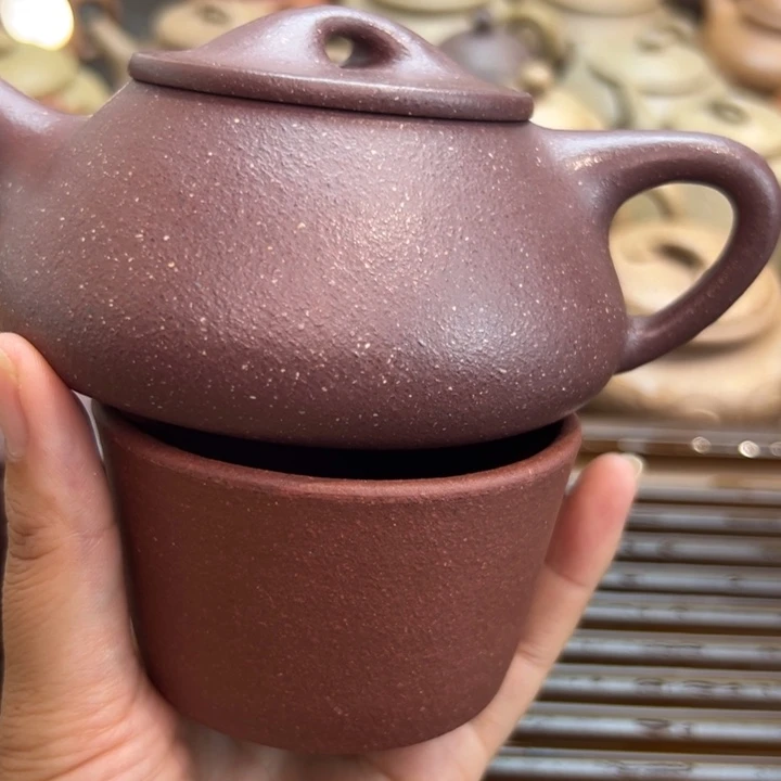 用***5茶壶紫砂底槽青满瓢