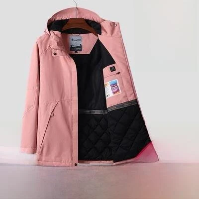 冬季智能发热衣 USB电加热外套男保暖羽绒女充电短袄冲锋衣春秋休