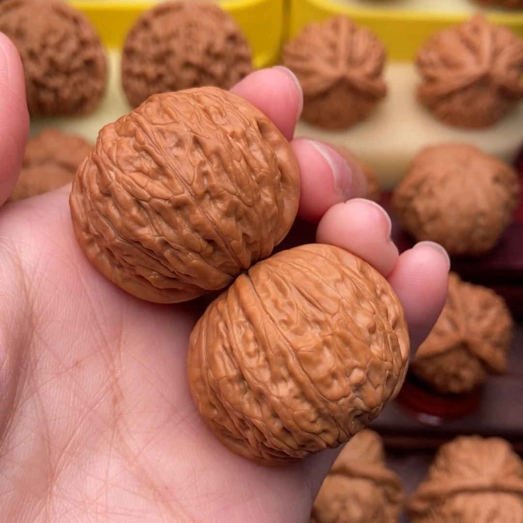 童***宝文玩核桃把件精品铁锤妹妹36