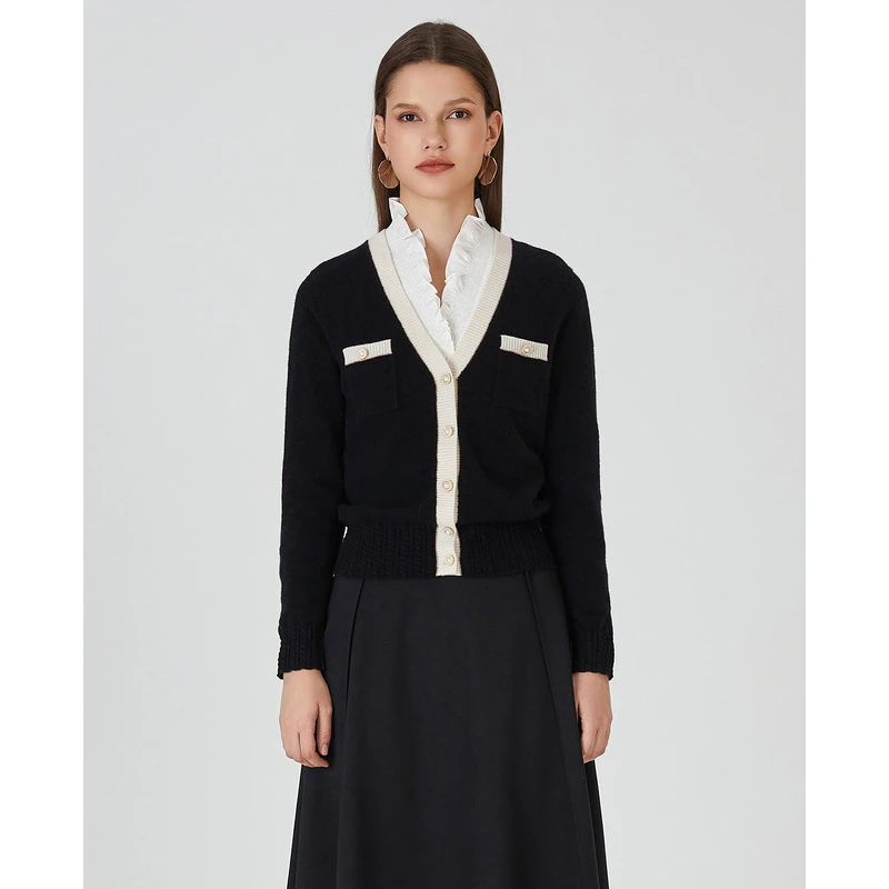 【小花】莱芙艾迪儿开襟毛衫1E3M35149