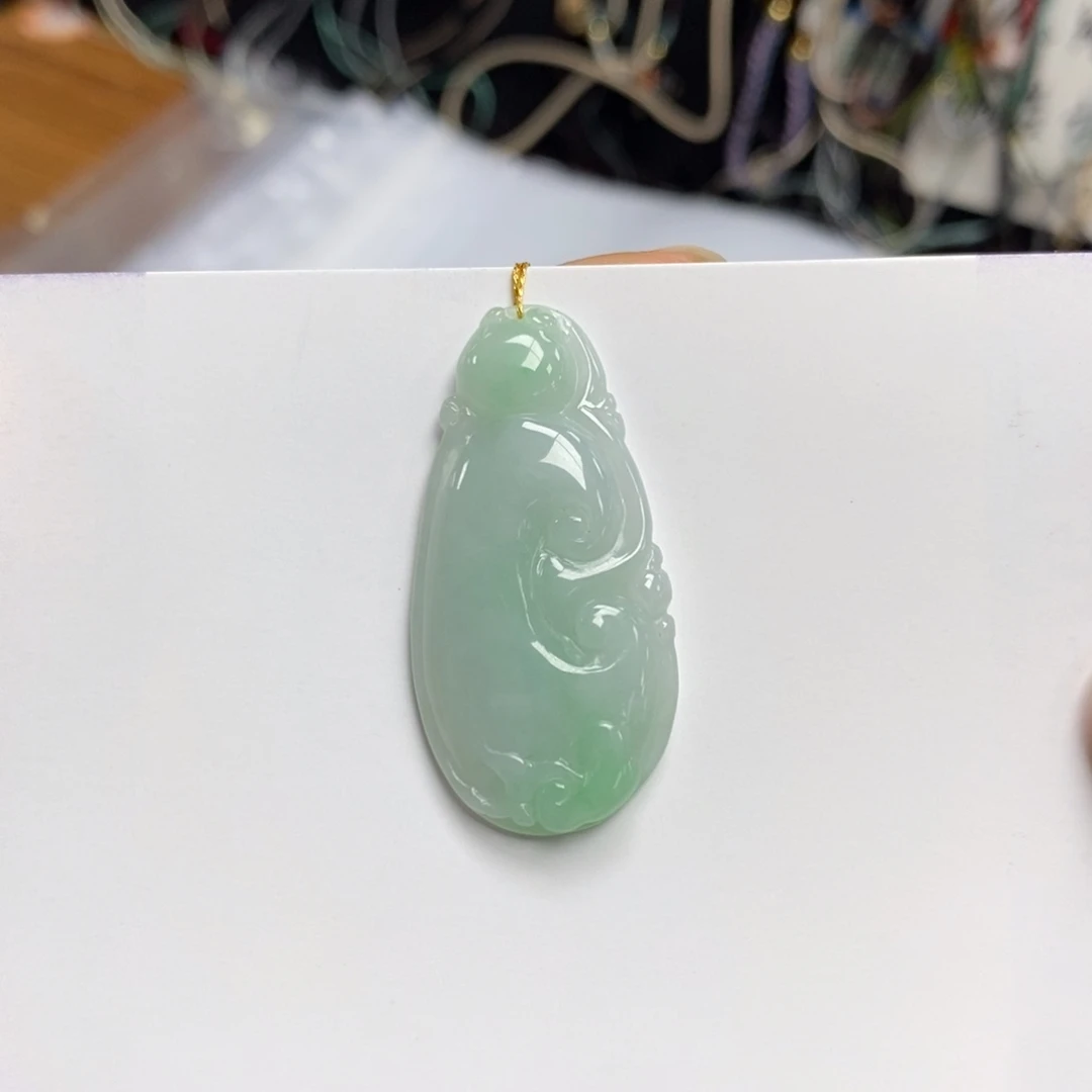 颈饰未镶嵌翡翠如意