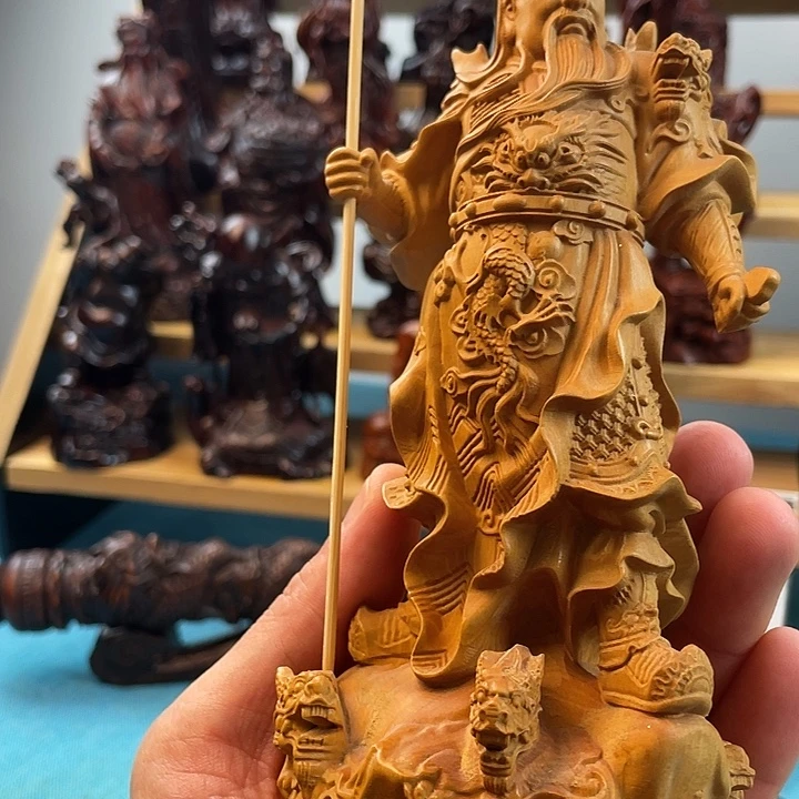 来***哟木木质雕刻摆件123456