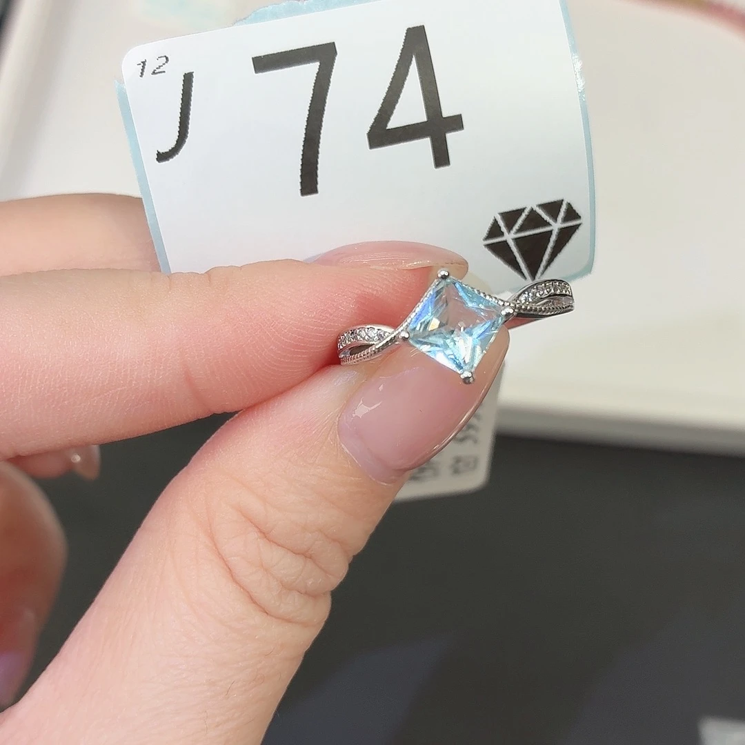 托帕石珠宝奇石银S925镶嵌