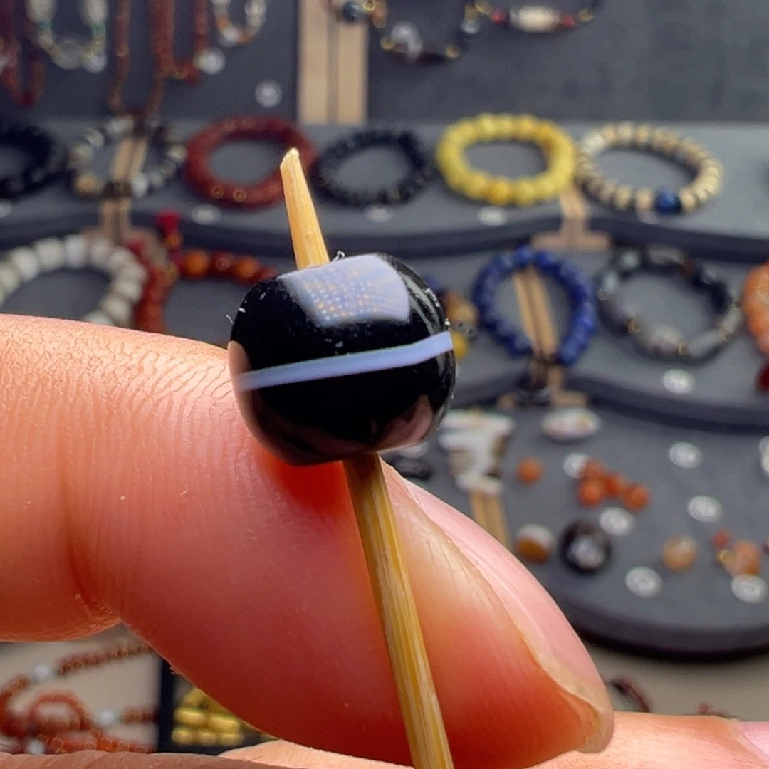 玛瑙/玉髓合金玛瑙对珠