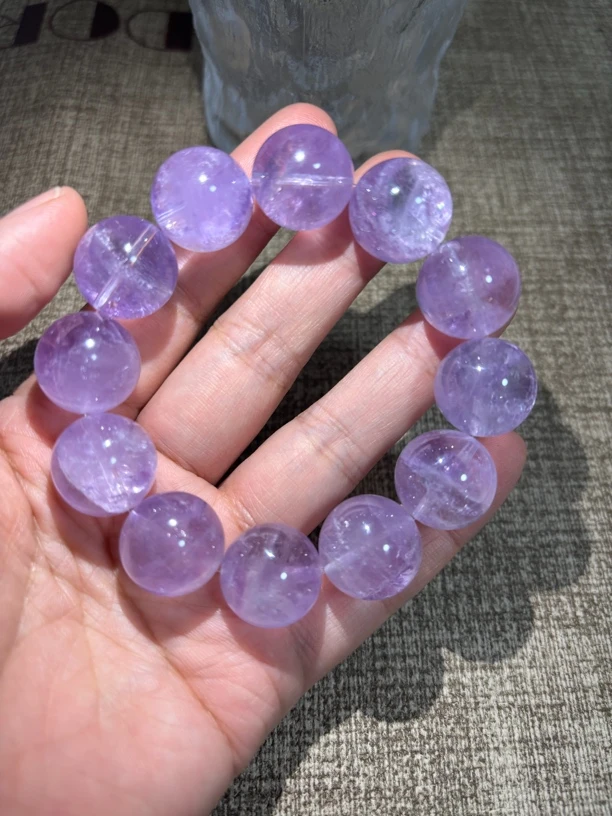 玻利维亚天然紫水晶 15-16mm 基地发货一物一证