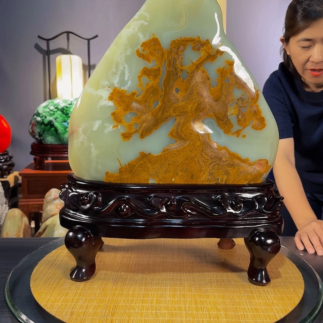 石材奇石玉石摆件厅堂