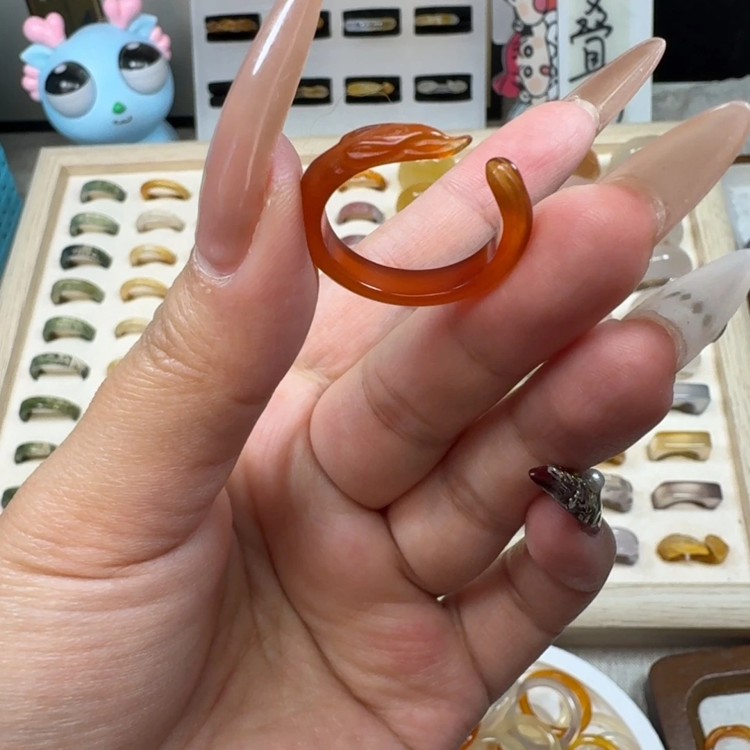 未镶嵌戒指玛瑙/玉髓874港20