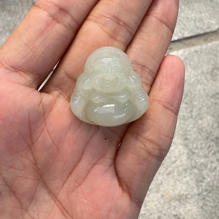 粉***0和田玉未镶嵌吊坠(不含链)