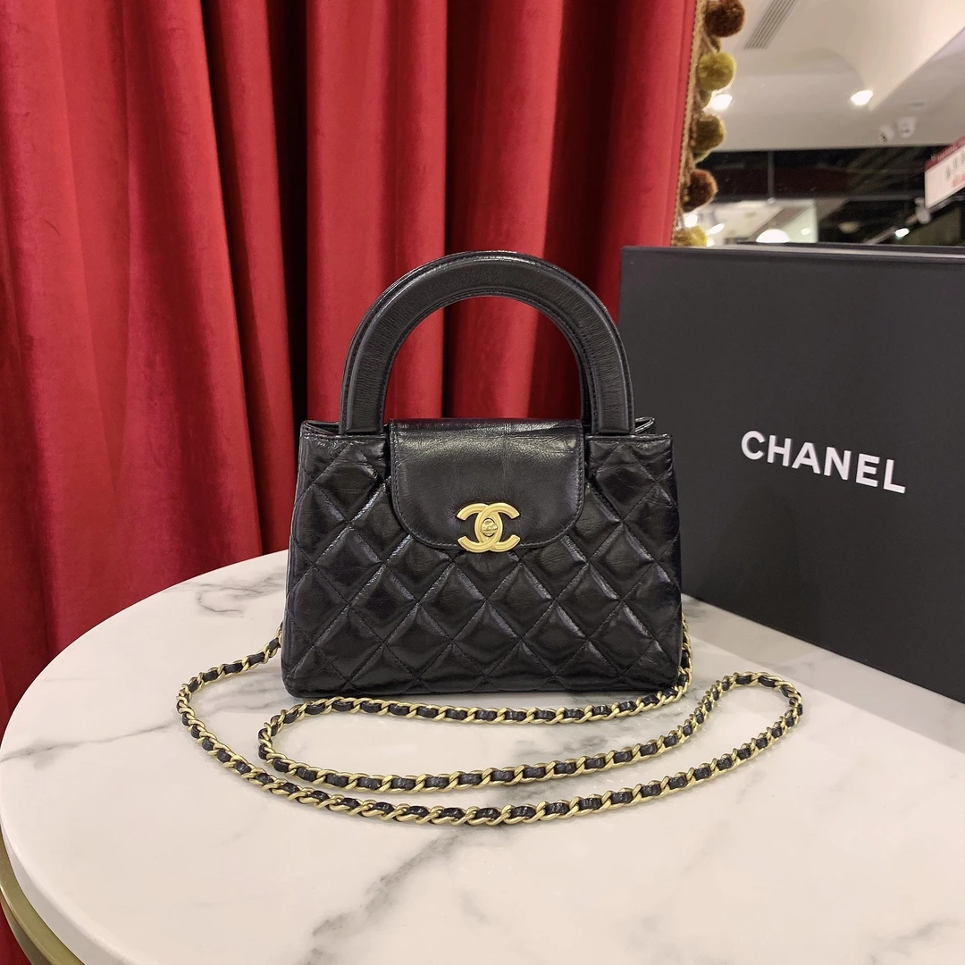 99新 Chanel/香奈儿 GGSKelly大号黑色定/71056692