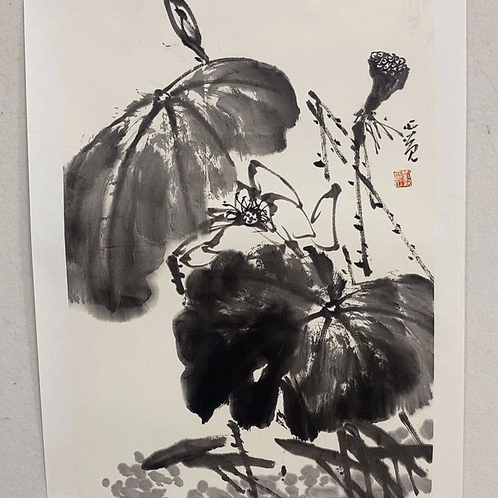 国画书画作品多次参加全国书画