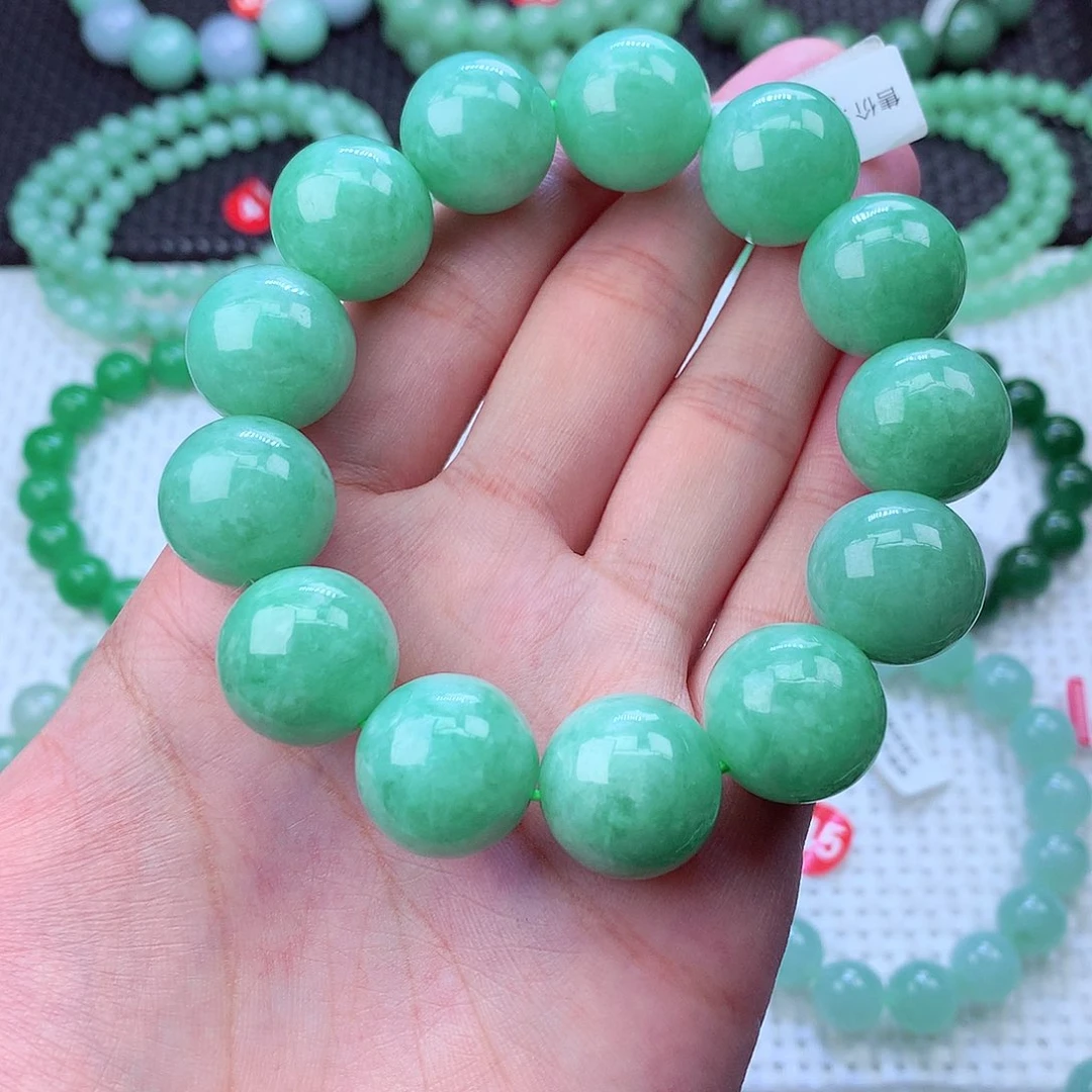 翡翠未镶嵌毛衣链