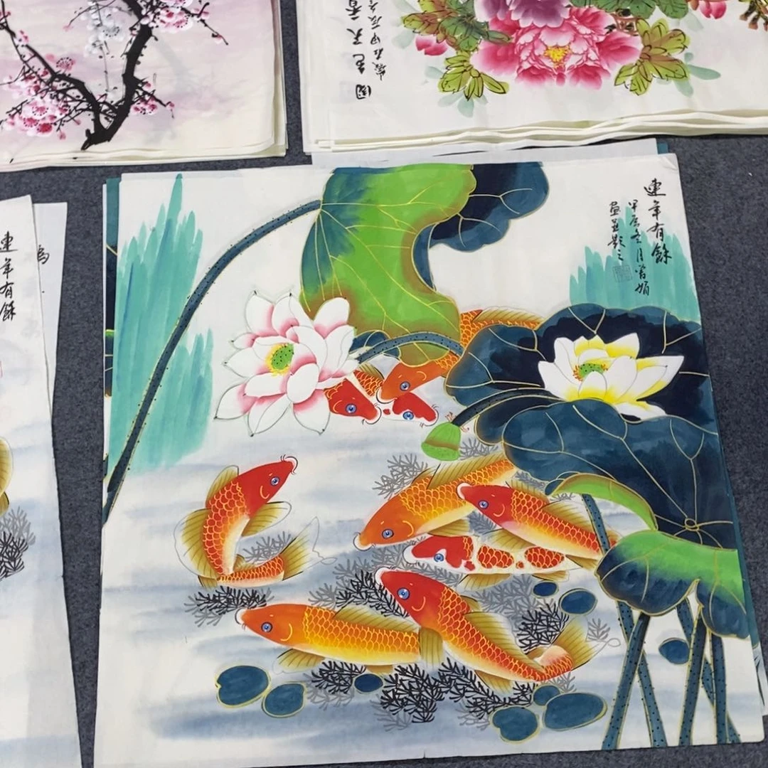 国画68✖️68金线鱼画画画画画