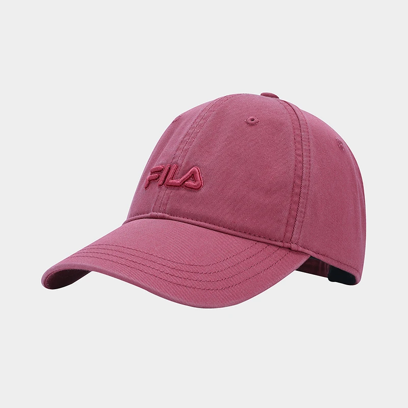 /斐乐球帽情侣透气百搭休闲帽夏季简约遮阳字母刺绣运动帽帽子