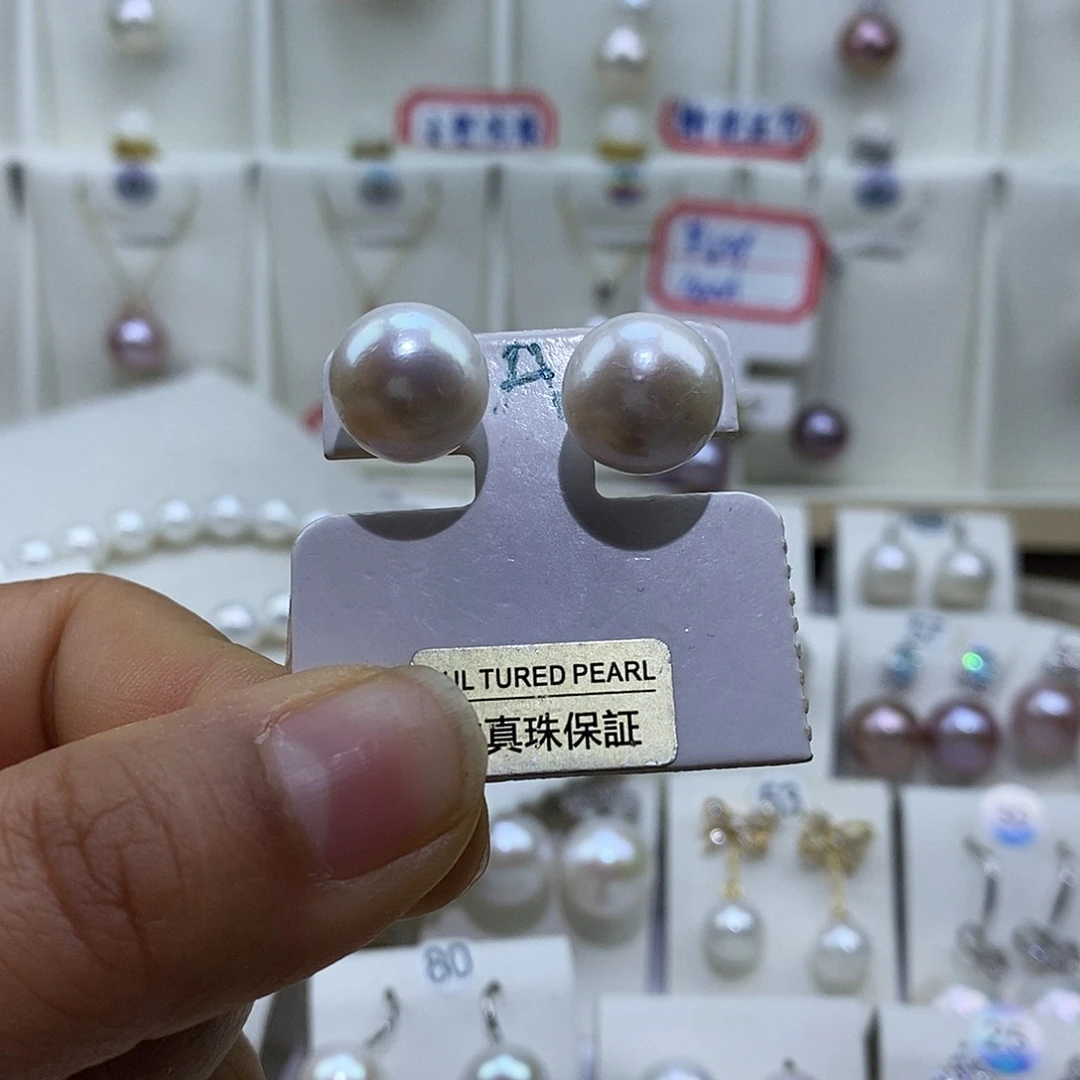 银S925镶嵌淡水珍珠吊坠(赠链)