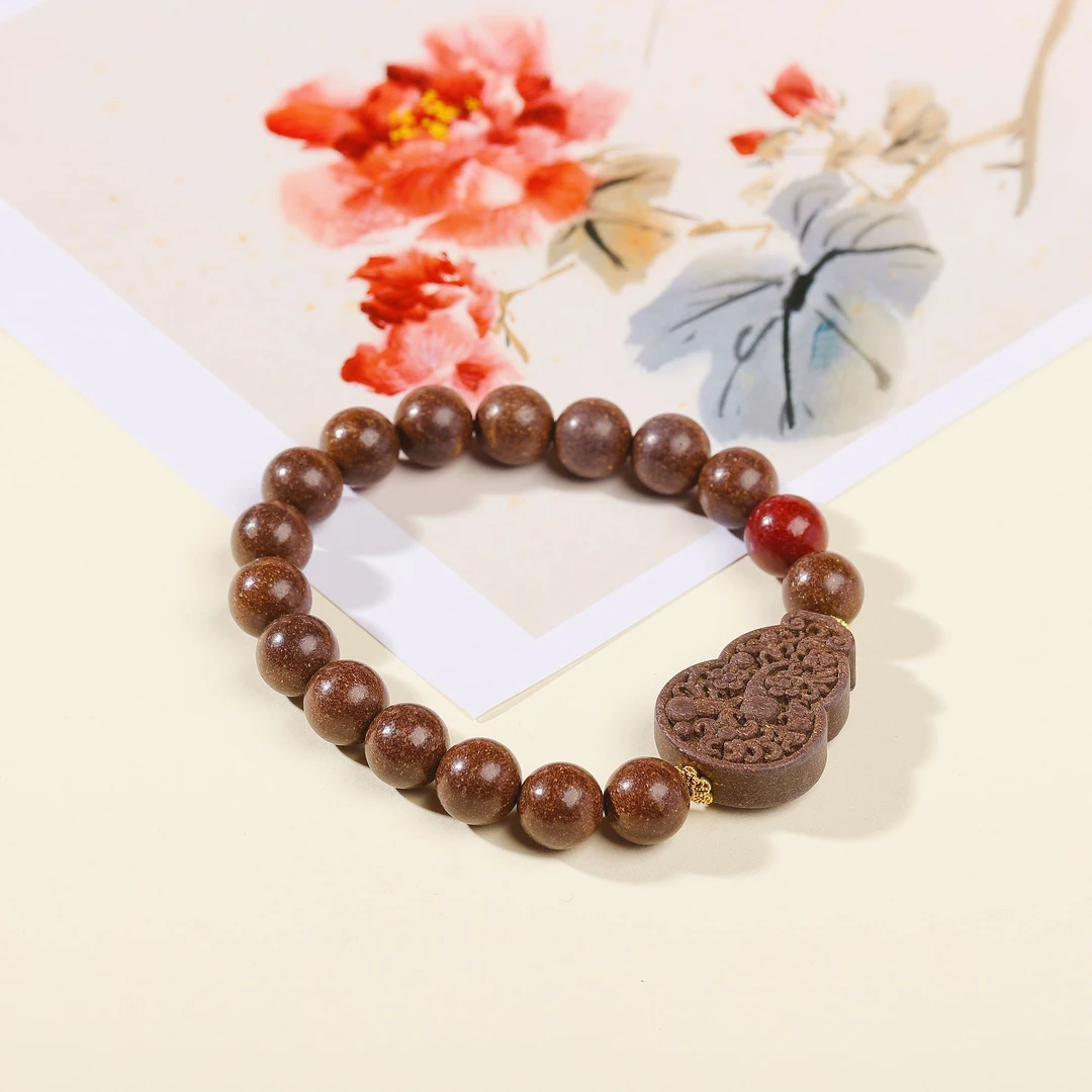 西域苏合合香珠10mm葫芦手链hx0114zt4993