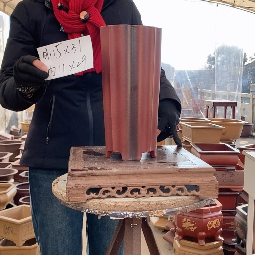 紫砂花盆紫砂花盆