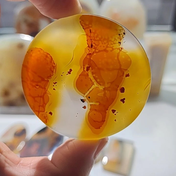 玛瑙/玉髓未镶嵌吊坠(不含链)6号