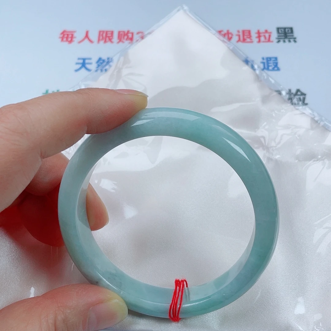 翡翠未镶嵌手镯天然翡翠手镯60.4