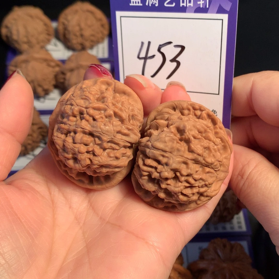 文玩核桃把件453官帽4.3