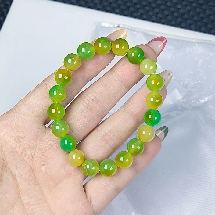 （聚宝严选）A555黄绿手串10妈妈款精致精美百搭时尚