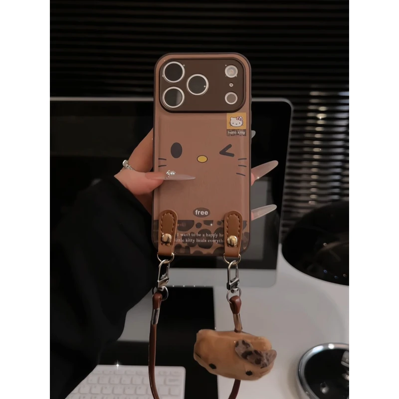 豹纹表情kt适用苹果17pro手机壳16pm小众华为p70肤感皮纹oppo小米