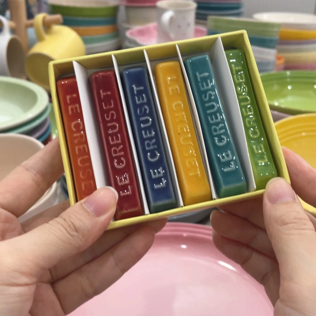 瓷片微瑕筷子架套组