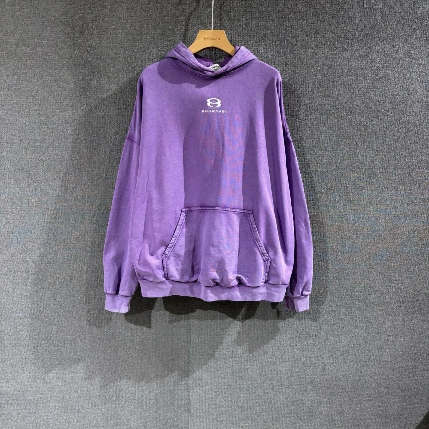 99新 Balenciaga/巴黎世家 （pm）双环帽衫卫衣 1码/2399