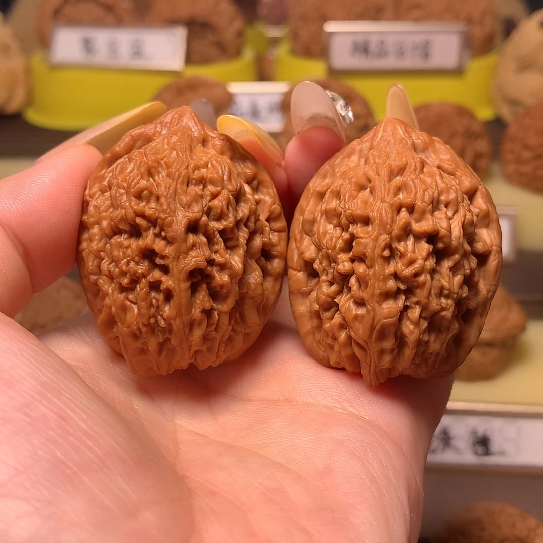 吊坠文玩核桃大蒜头全品37边40肚