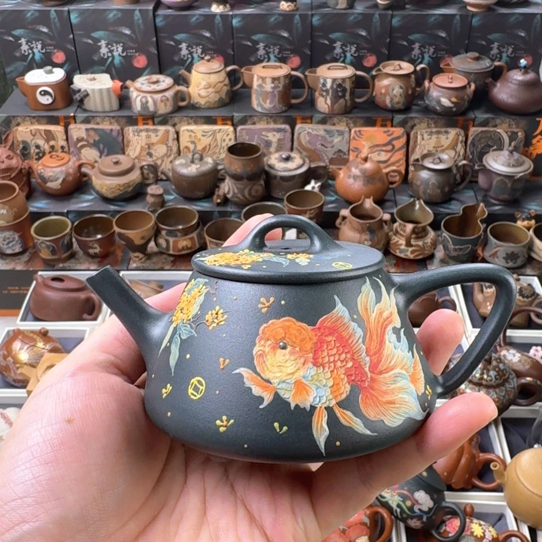 茶壶紫砂180cc原矿精工半手