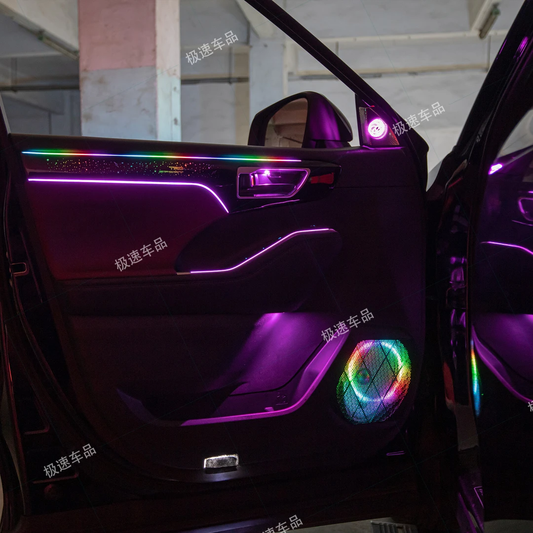 适用于22款汉兰达专用幻彩氛围灯