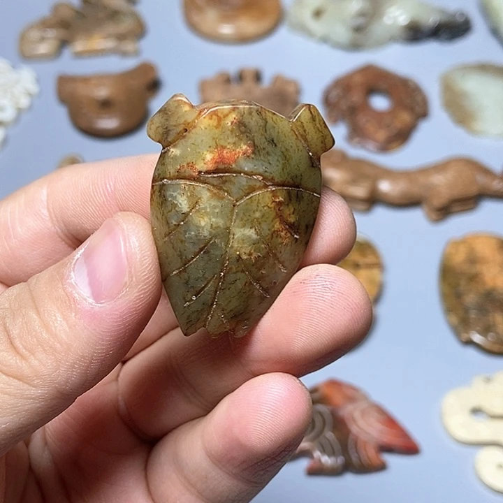 和田玉未镶嵌颈饰59