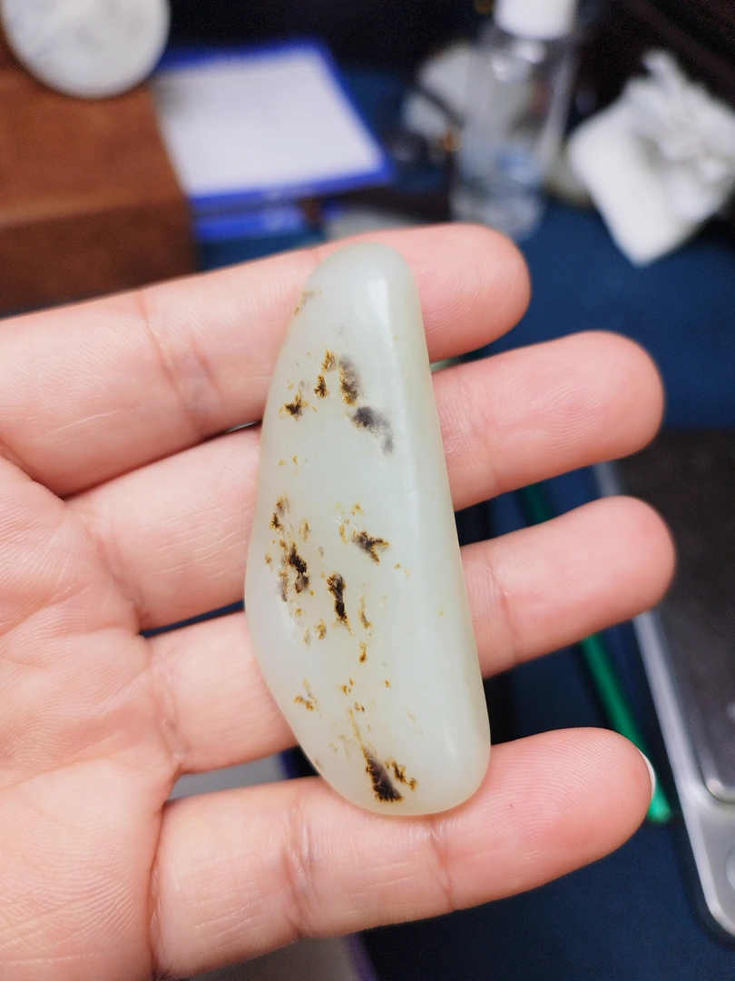 和田玉白玉定制挂件