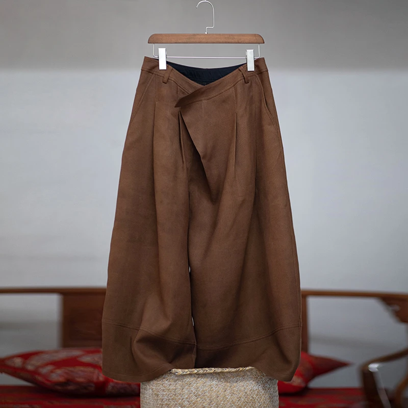 youyuansu/幽元素原创女装宽松百搭休闲阔腿裤