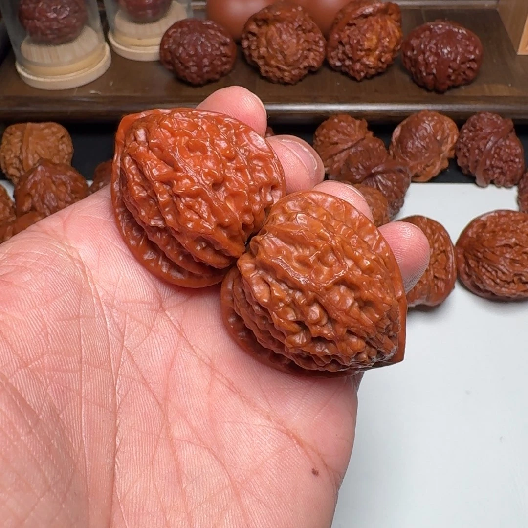 我***？把件文玩核桃云水金牛优秀两年