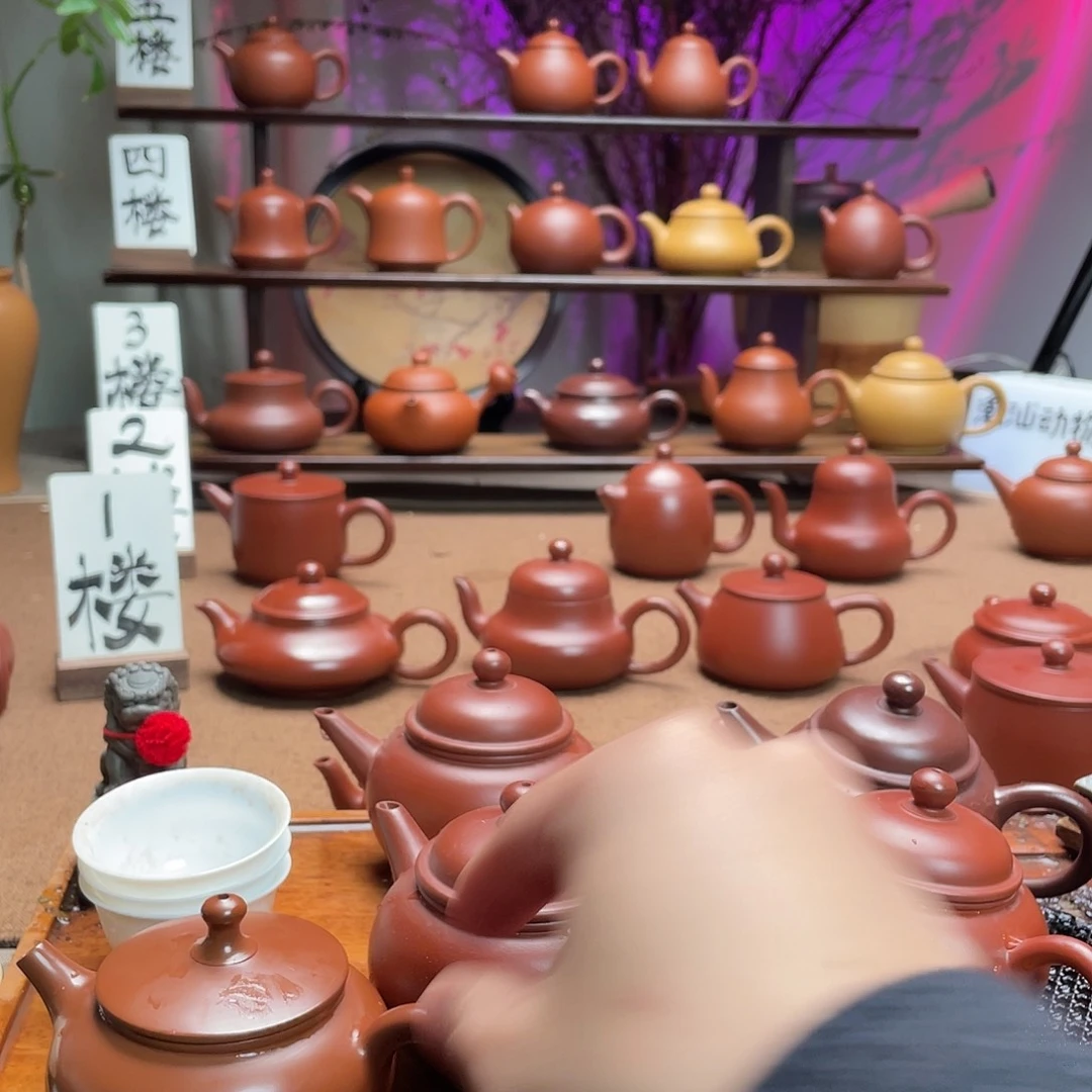 紫砂茶壶没*醒老朱泥广源