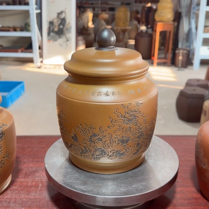 茶叶罐紫砂。。。。。。。。。。