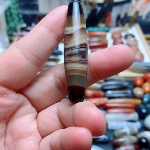 玛瑙/玉髓合金颈饰