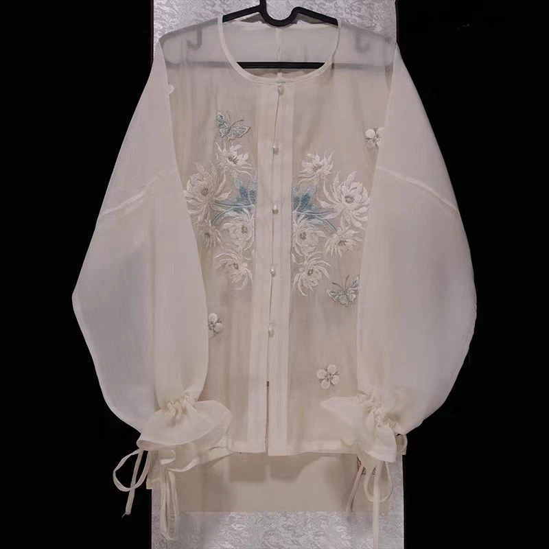 言然原创马面裙单件2025新款穿着上班的日常汉服女成人古装夏季女