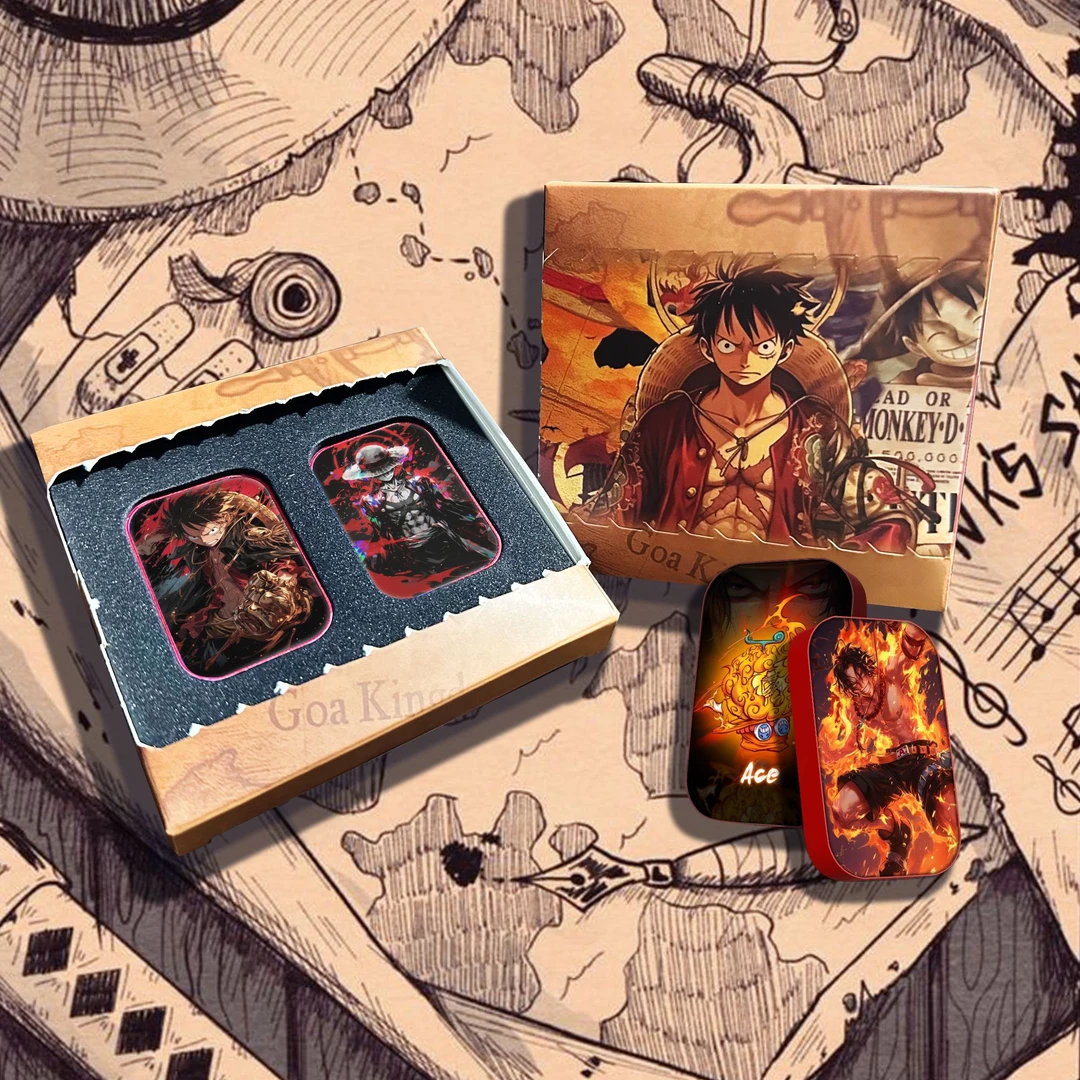 【奇奥】海贼王烫金铝合金 推牌盲盒（同人周边）