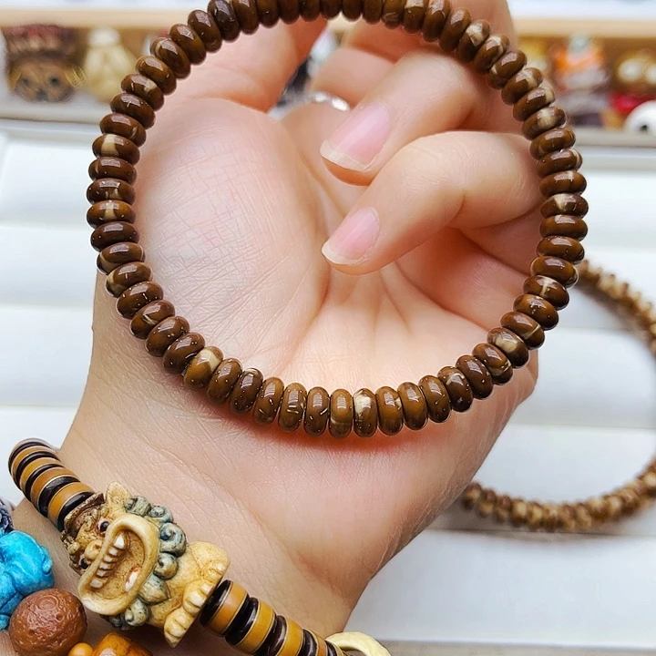 紫金鼠手串手工打磨手链