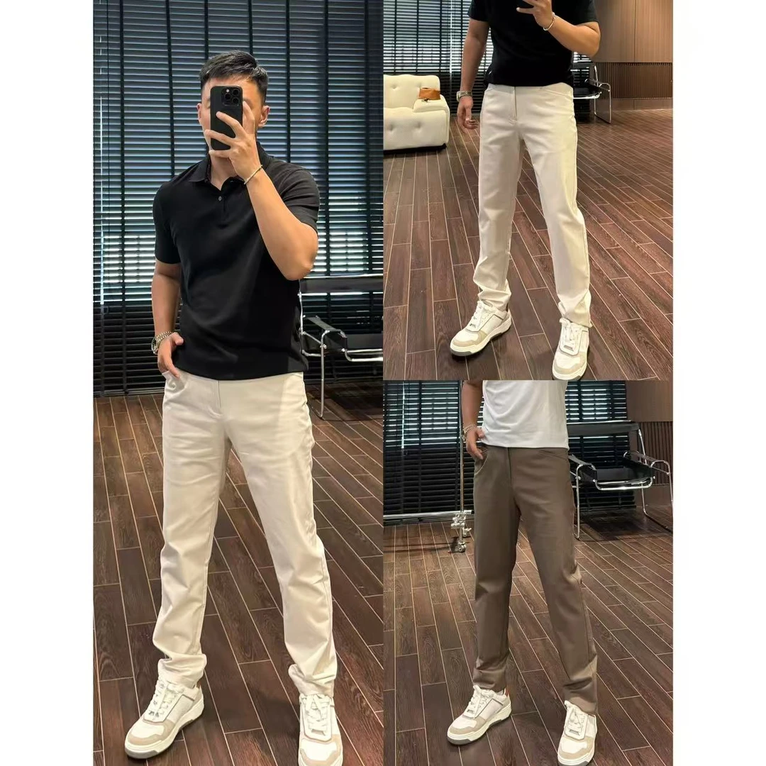 【T*F天丝棉混纺直筒休闲裤】春秋新款男极简百搭休闲裤+0125118