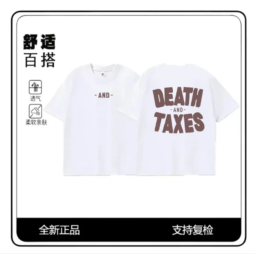 2025重磅夏季纯棉宽松T恤圆领短袖显瘦男女同款-AND